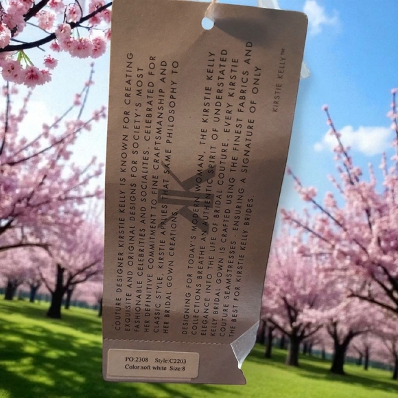 NWT Kirstie Kelly Ivory Wedding Dress, 8 - Picture 5 of 11